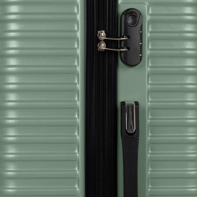 Valise Safari Rigide Incassable Grande Format Vert Clair RI