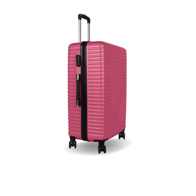 Valise Safari Rigide Grande Format Rose Incassable RI