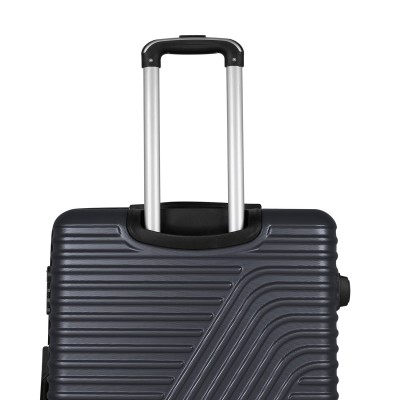 Set 3 Valises Safari Rigide Gris Foncé Incassable RI