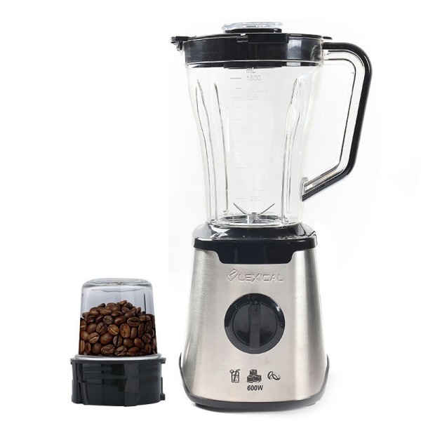 Blender Lexical 2en1 600WATT  Bol  En Plastique Incassable 1.5L