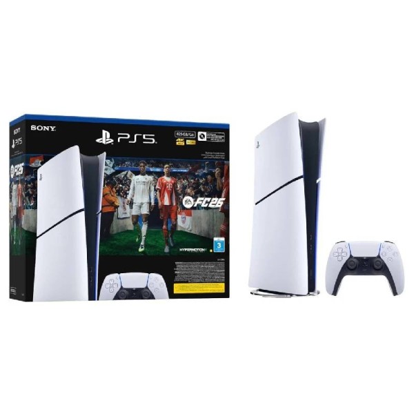 Console de Jeux SONY PS5 Slim Édition Digitale + FIFA 26