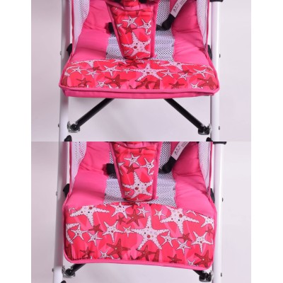 Poussette Ultra Légère  Pour Enfant  0 a 36 mois Pliable  Portable Réglable Rose