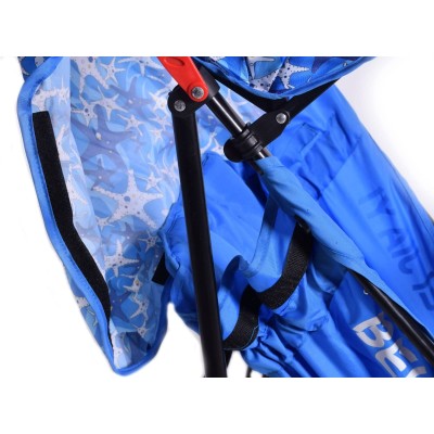 Poussette Ultra Légère Pour  Enfant  de 0 a 36 mois Portable Pliable  Réglable Bleu