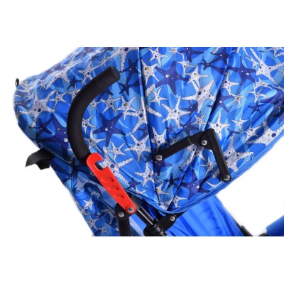 Poussette Ultra Légère Pour  Enfant  de 0 a 36 mois Portable Pliable  Réglable Bleu