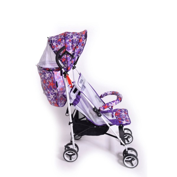 Poussette Ultra Légère Pour Enfant de 0 a 36 Mois Portable Pliable Réglable Violet