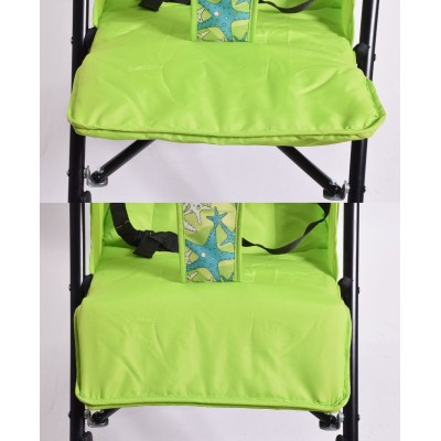 Poussette Ultra Légère Pour Enfant de 0 a 36 Mois Pliable  Portable  Réglable Vert