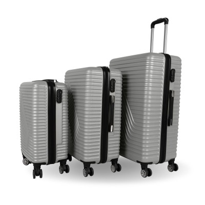 Set 3 Valises Safari Rigide Gris RI