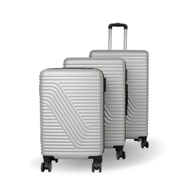 Set 3 Valises Safari Rigide Gris RI